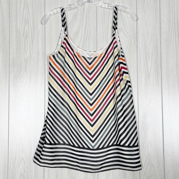 Cabi | Colorful Striped Linea Cami Style #5043 Size X Small - Picture 2 of 5